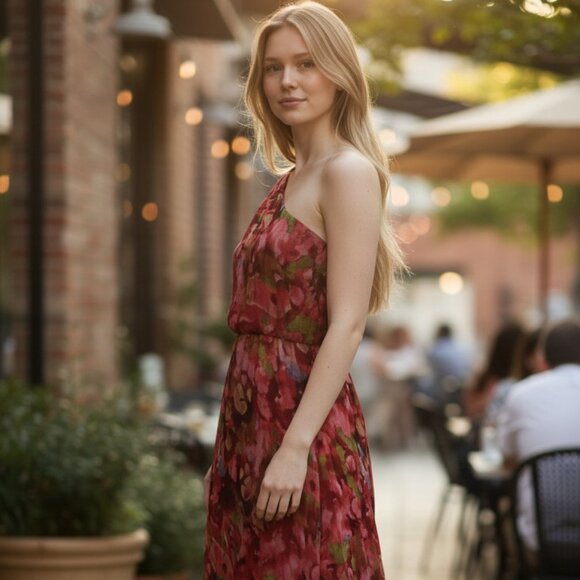 LARA G Lara Guidotti Silk Blend Dress Size XL - Picture 2 of 11